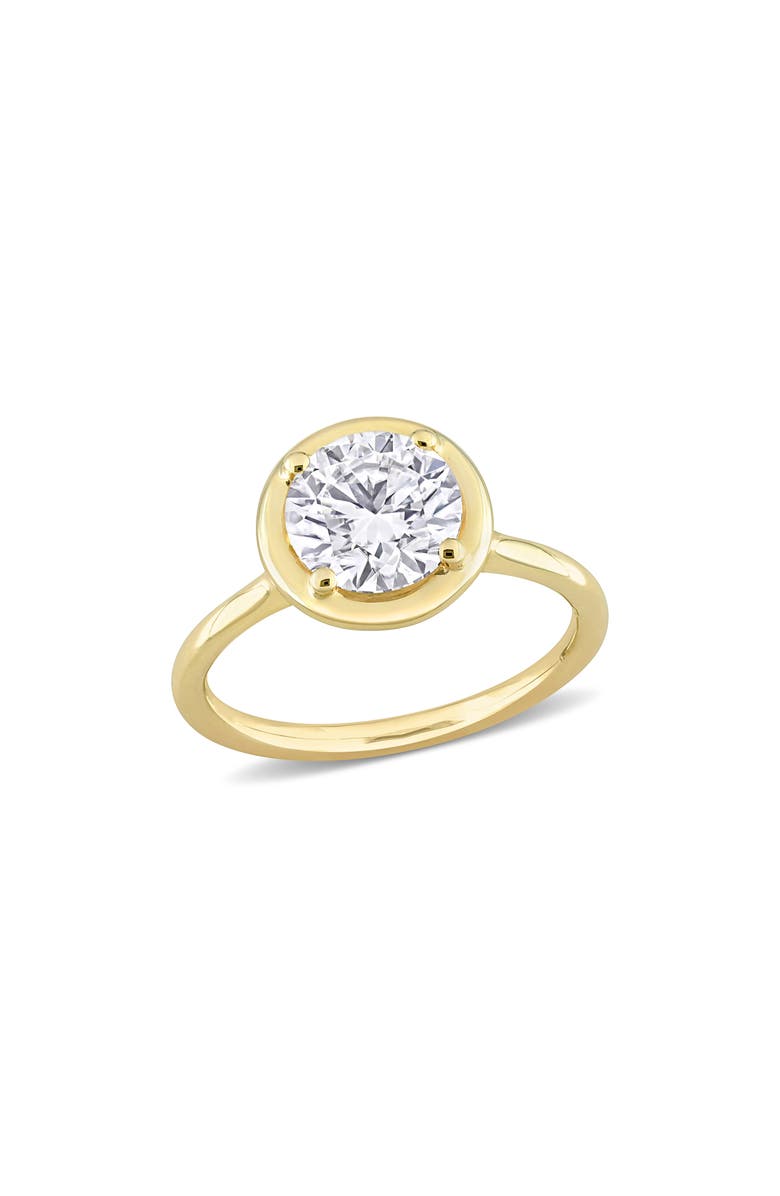 DELMAR Lab Created Moissanite Ring, Main, color, 
