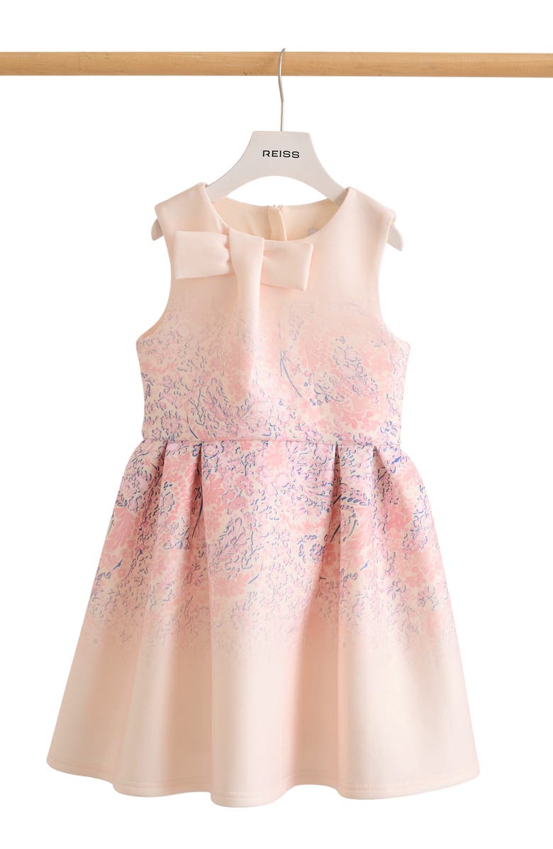 Reiss Ki'ds Gina Sleeveless Dress, Alternate, color, Pink Print