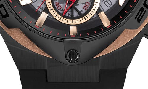 Ducati Corse Motore Chronograph Silicone Strap Watch, 49mm