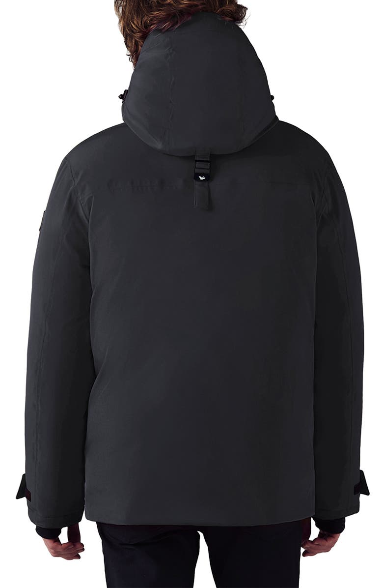 Triple F.A.T. Goose Anvil Men's Short Down Parka, Alternate, color, Black