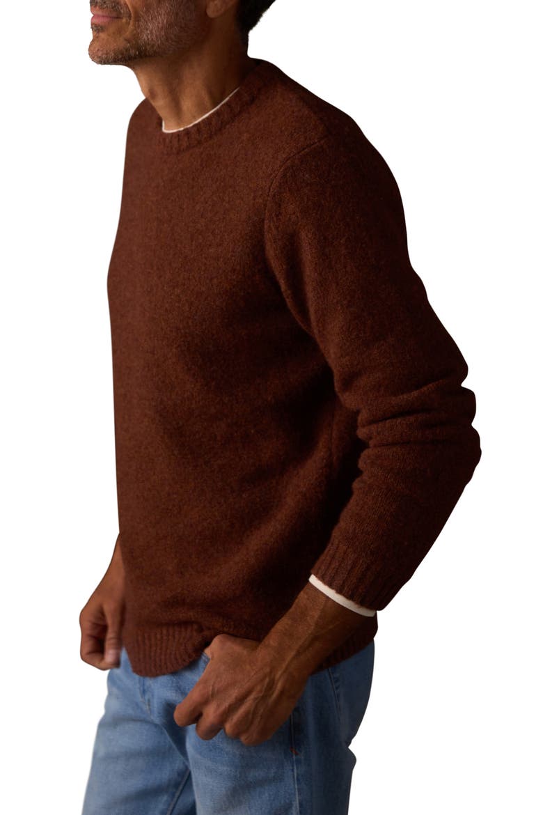 Homebound Crewneck Sweater, Alternate, color, SPICED BRANDY