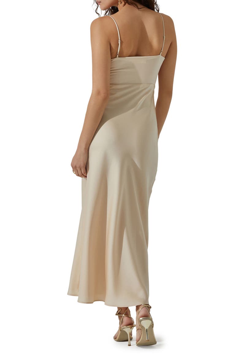 Satin Slipdress, Alternate, color, EGGSHELL