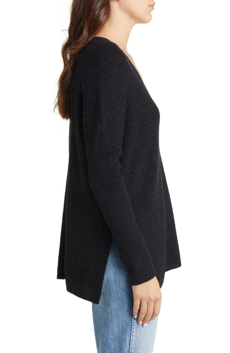 AllSaints Rhoda V-Neck Sweater, Alternate, color, 