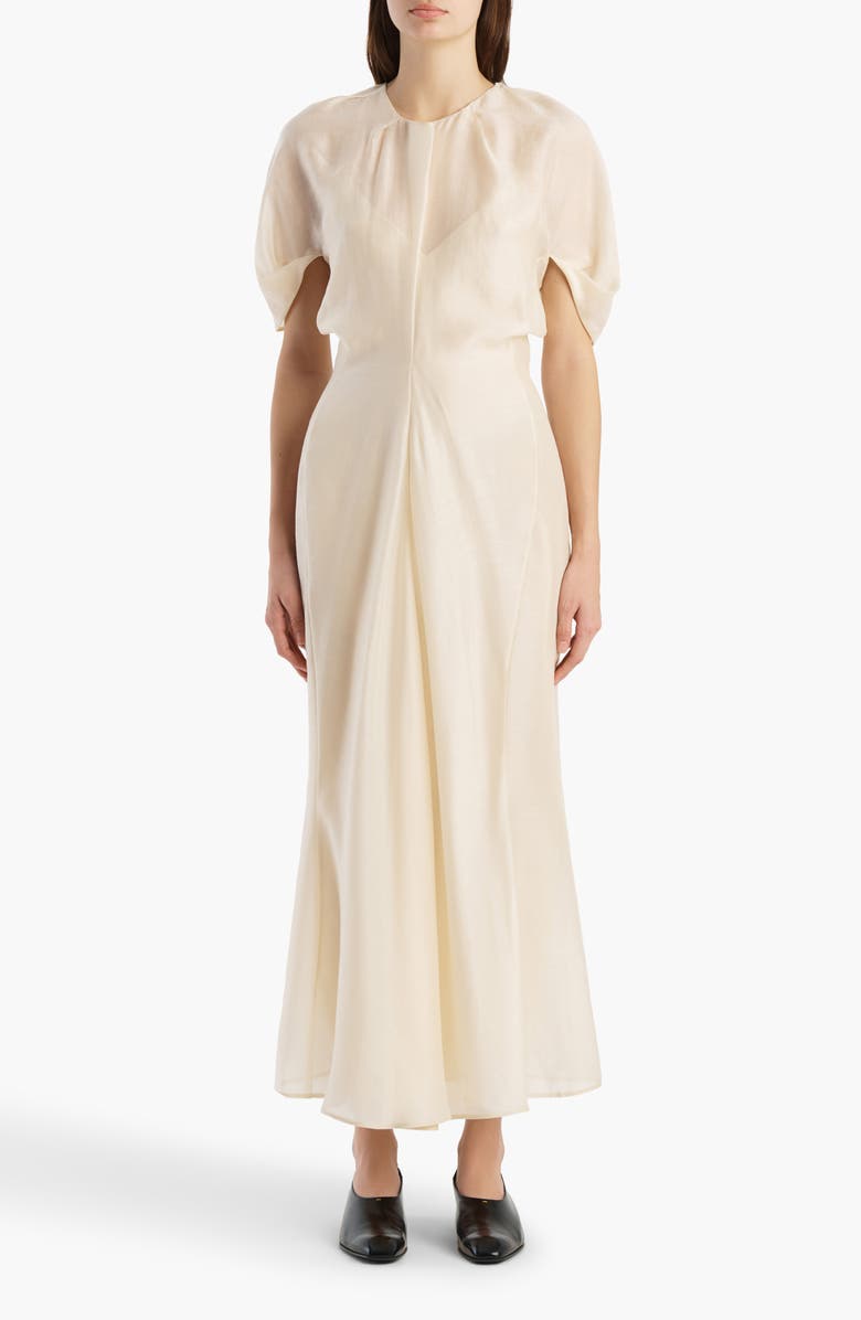 Khaite Ria Dress, Main, color, Ivory Glow
