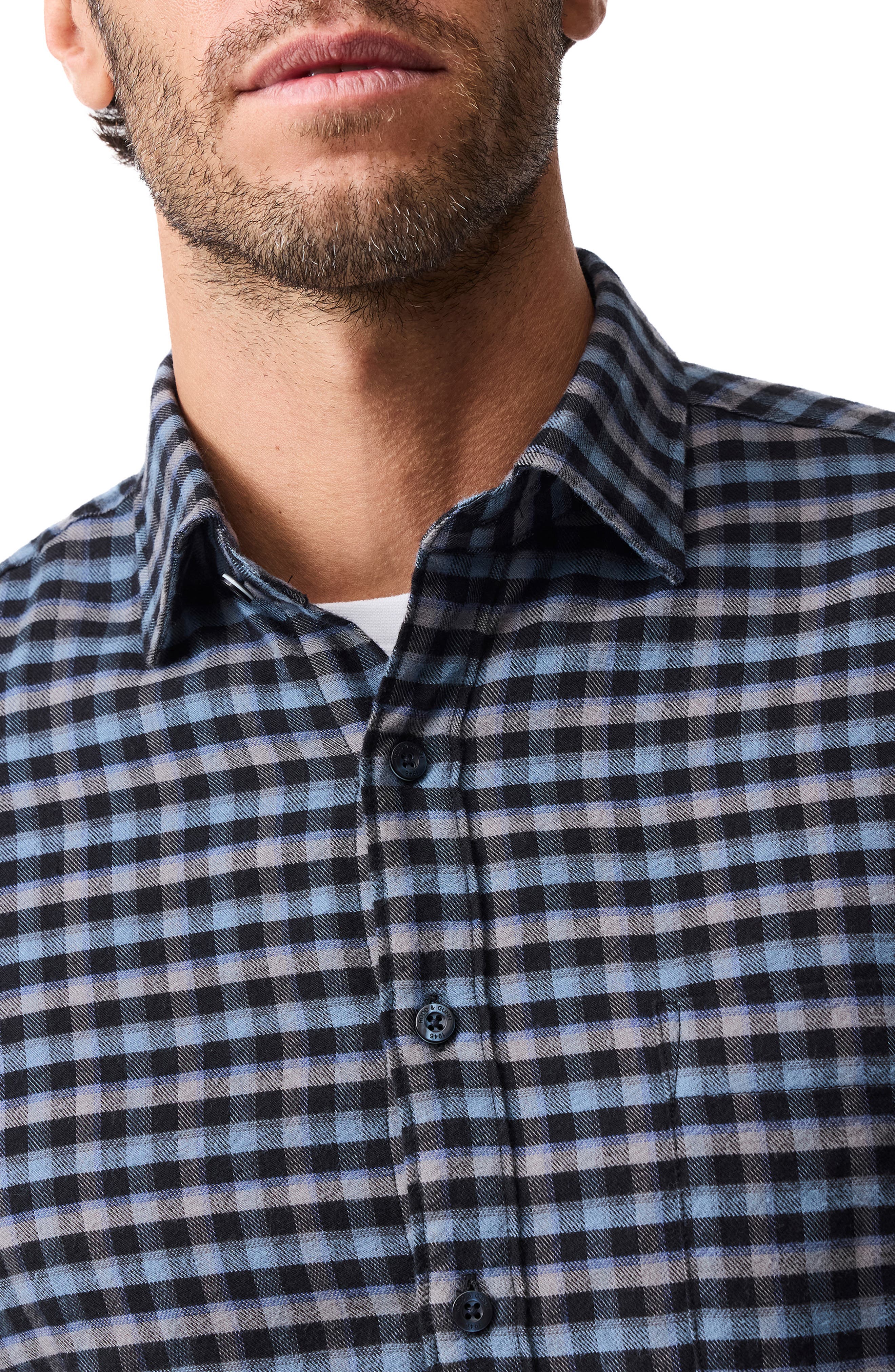 All Day Bay Check Button-Up Shirt - image 2