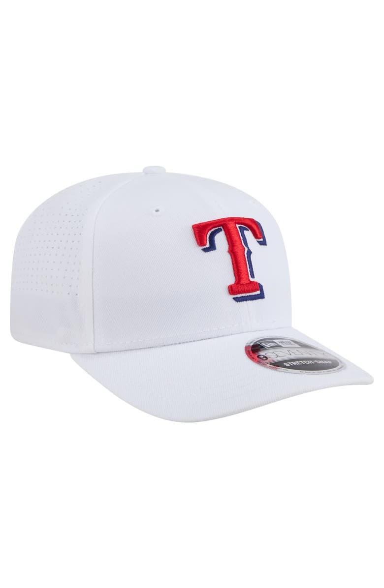 New Era Men's New Era White Texas Rangers COOLERA 9SEVENTY Adjustable Hat, Alternate, color, White