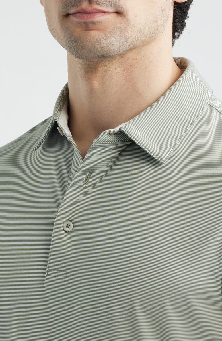Scott Barber Micro Stripe Polo, Alternate, color, Agave