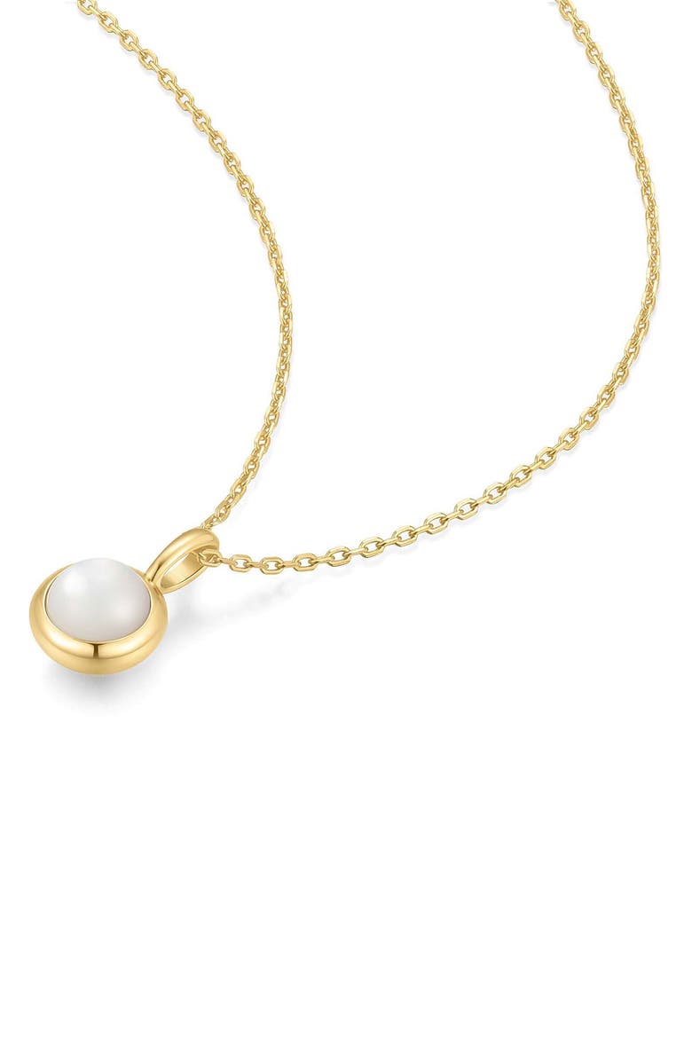 ANIA HAIE Lady Cozy Pendant Necklace, Alternate, color, Shiny Gold