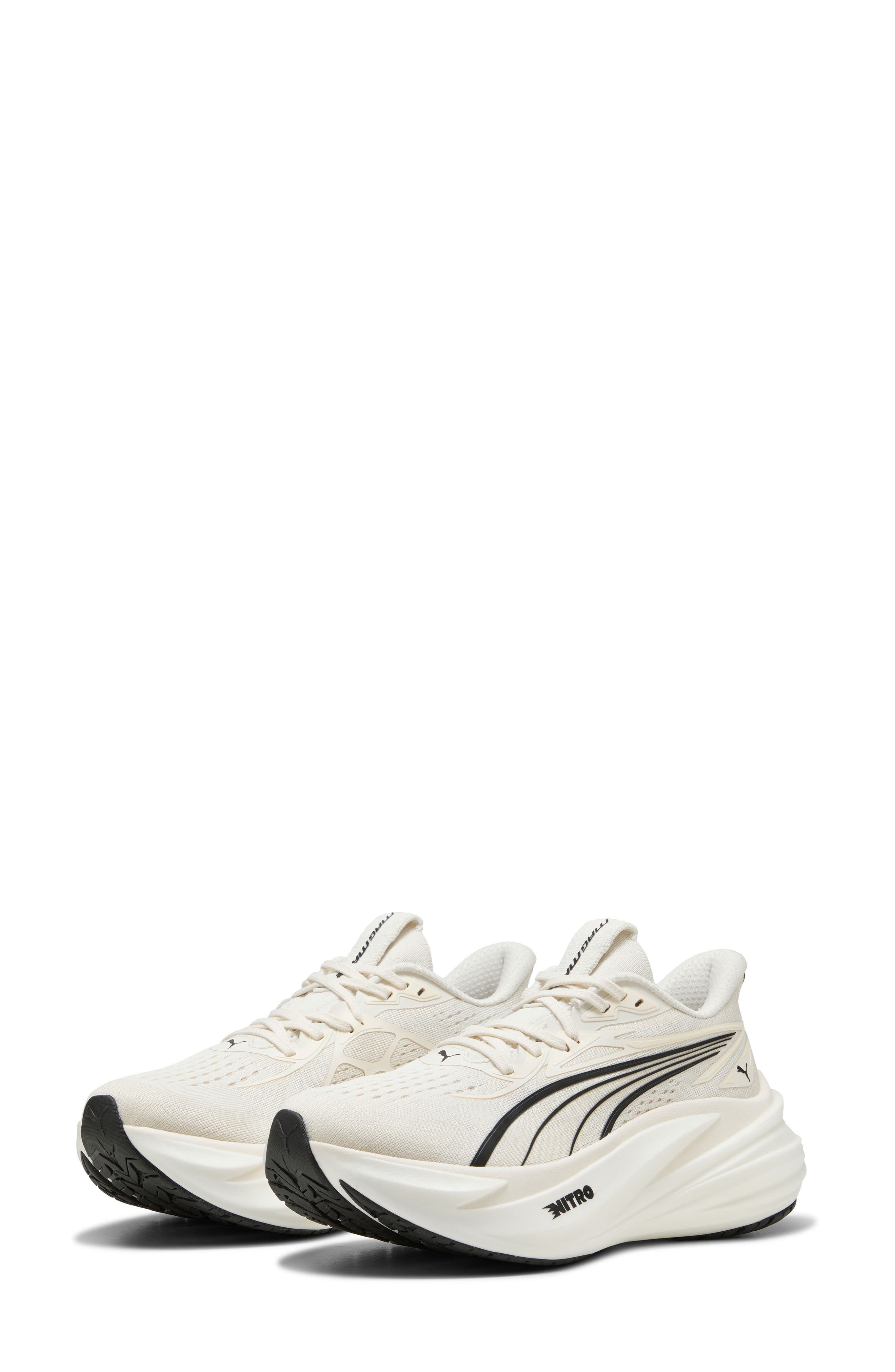 PUMA MagMax NITRO<sup>™</sup> 2 Running Shoe, Main, color, Warm White/Puma Black