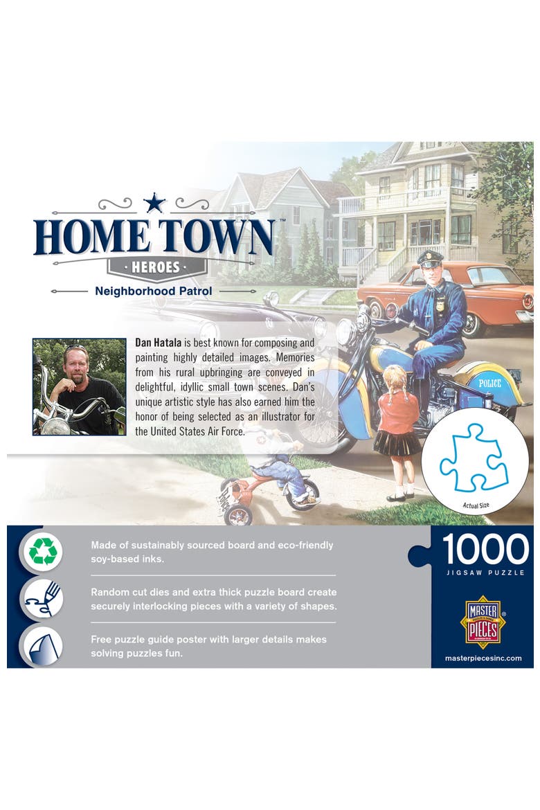 Neighborhood Patrol 1000 Piece Puzzle, Alternate, color, Multicolor