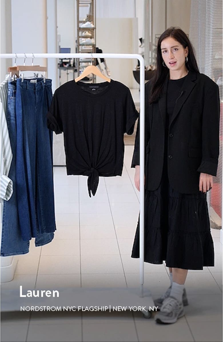 All Day Tie Waist T-Shirt, sales video thumbnail