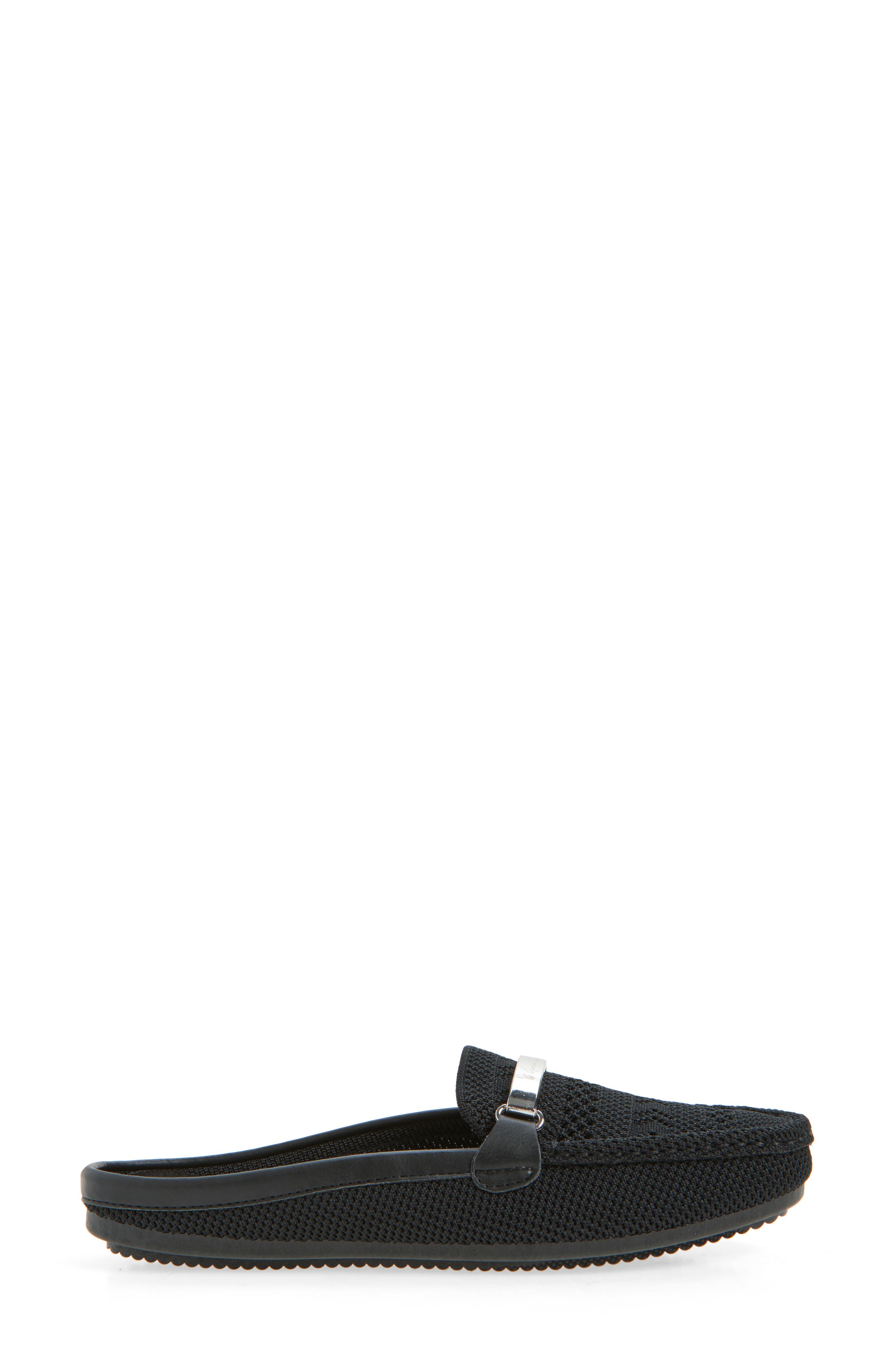 GLORIA VANDERBILT Annalise Signature Bar Knit Mule, Alternate, color, Black