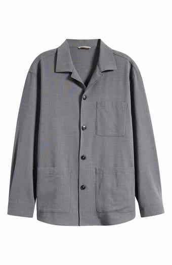 Canali Nuvola Wool Blend Shirt Jacket