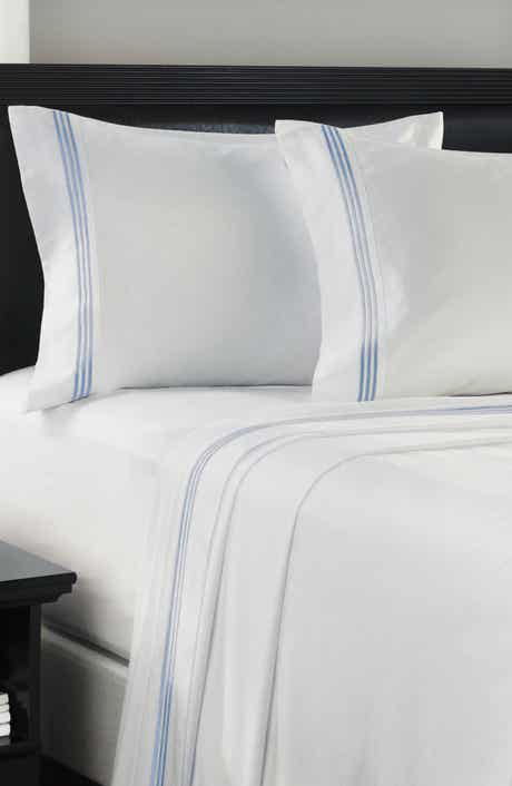 Luxury Home Embroidered Line 3-Piece Sheet Set
