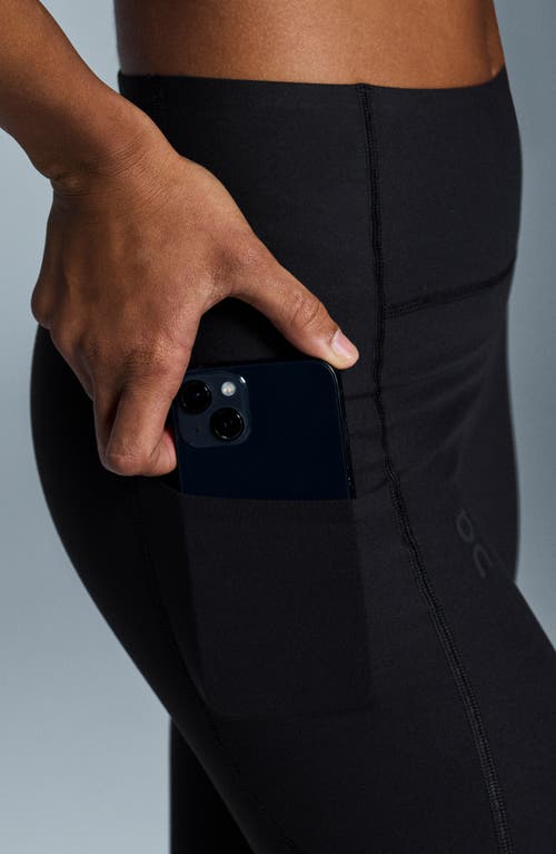 On Studio Crop Leggings In Black