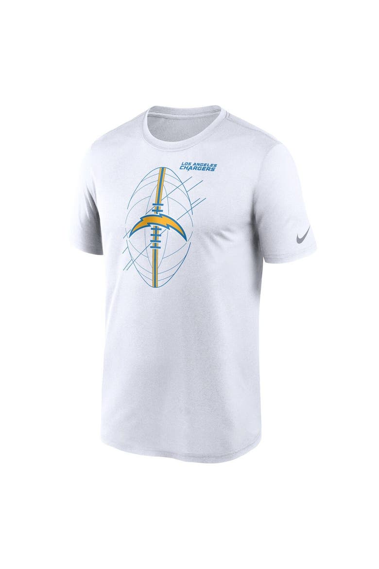 Men's Nike  White Los Angeles Chargers Legend Icon Performance T-Shirt, Alternate, color, White