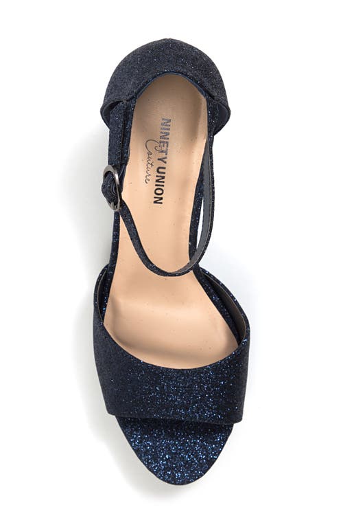 Ninety Union Jassy Block Heel Sandal In Navy