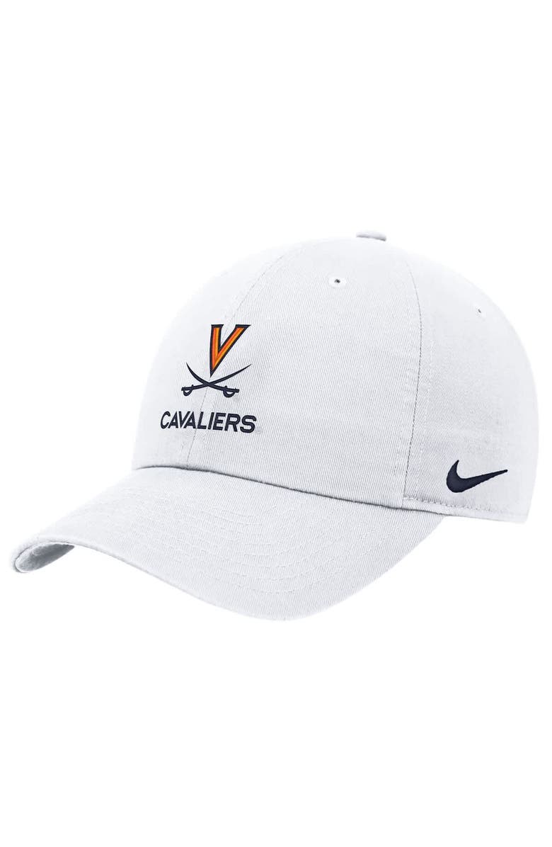 Nike Men's Nike White Virginia Cavaliers 2025 On-Field Club Adjustable Hat, Alternate, color, White