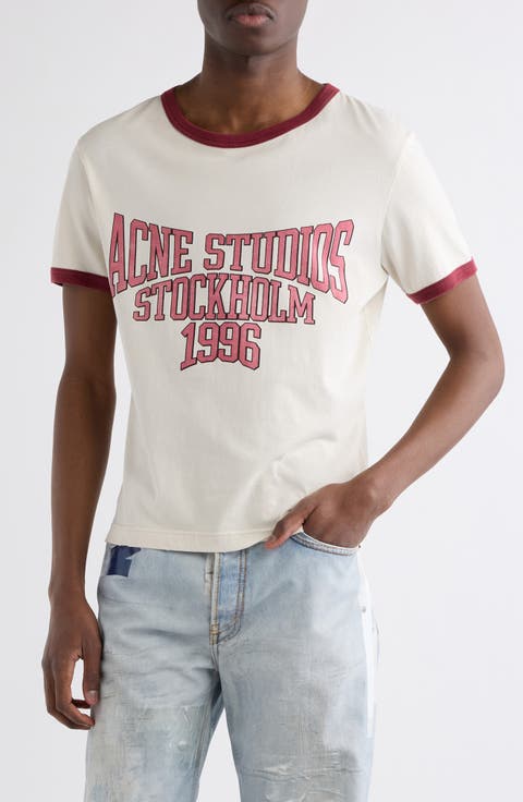Eram College Logo Ringer Graphic T-Shirt