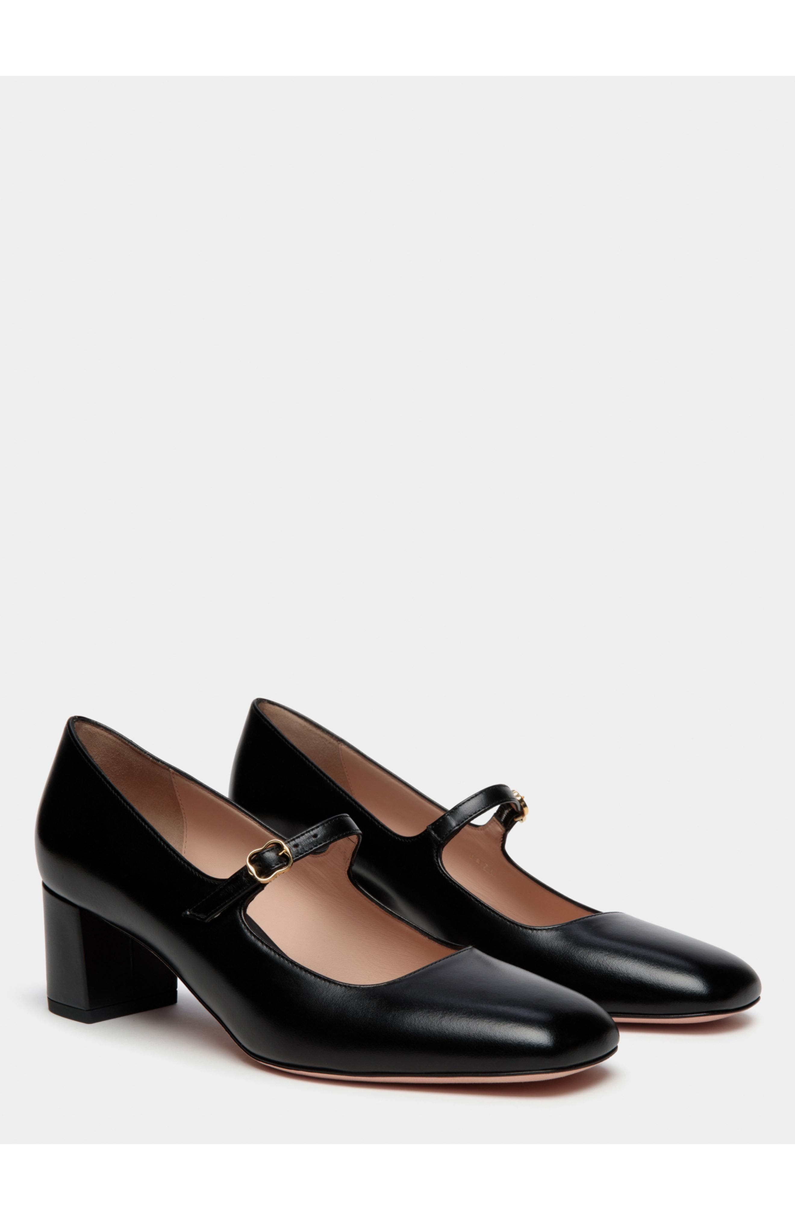 Bally rina Pump In Calf Leather, Alternate, color, Black