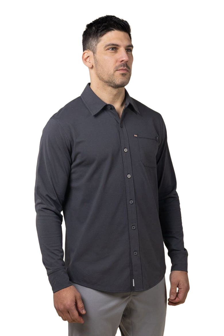 LS Hightide Shirt, Alternate, color, Asphalt