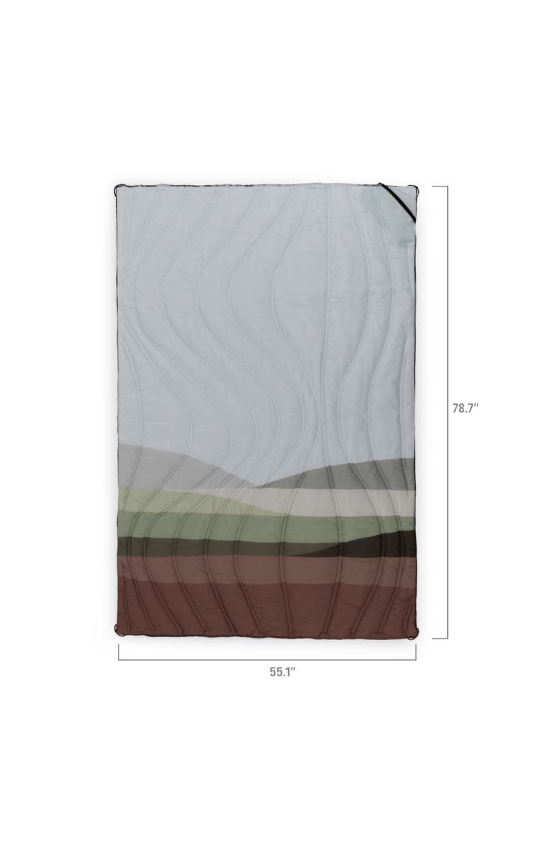 Oniva Aura Outdoor Puffer Blanket, Alternate, color, Afternoon Fields