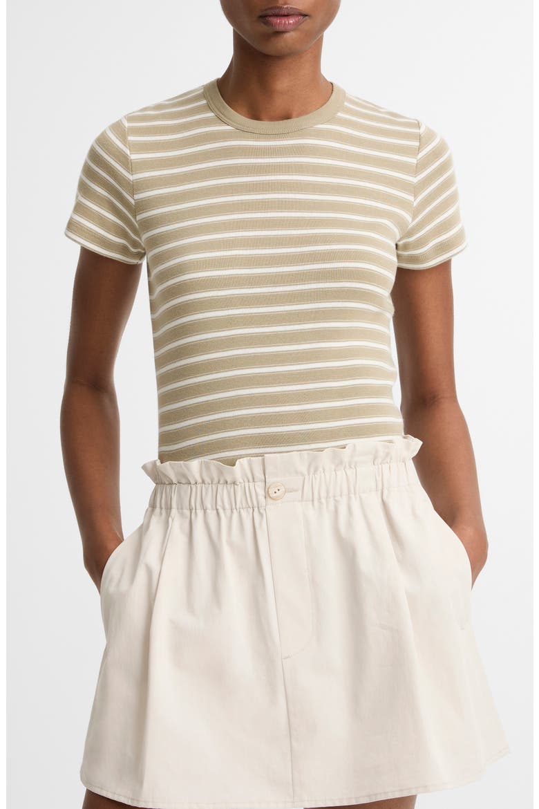 Shrunken 90s Stripe Tee, Main, color, SALTED MOSS COMBO