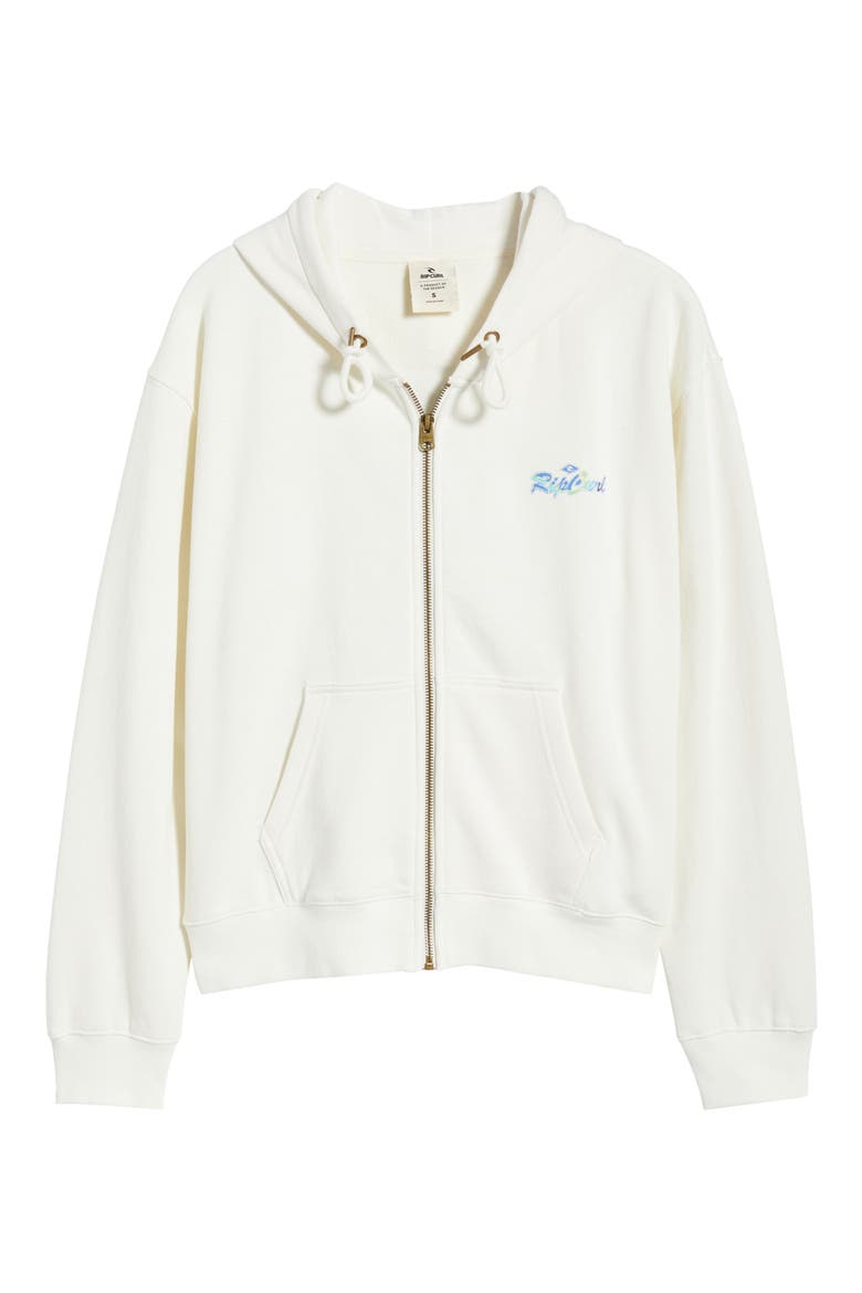 Lay Day Relaxed Cotton Blend Hoodie, Alternate, color, BONE