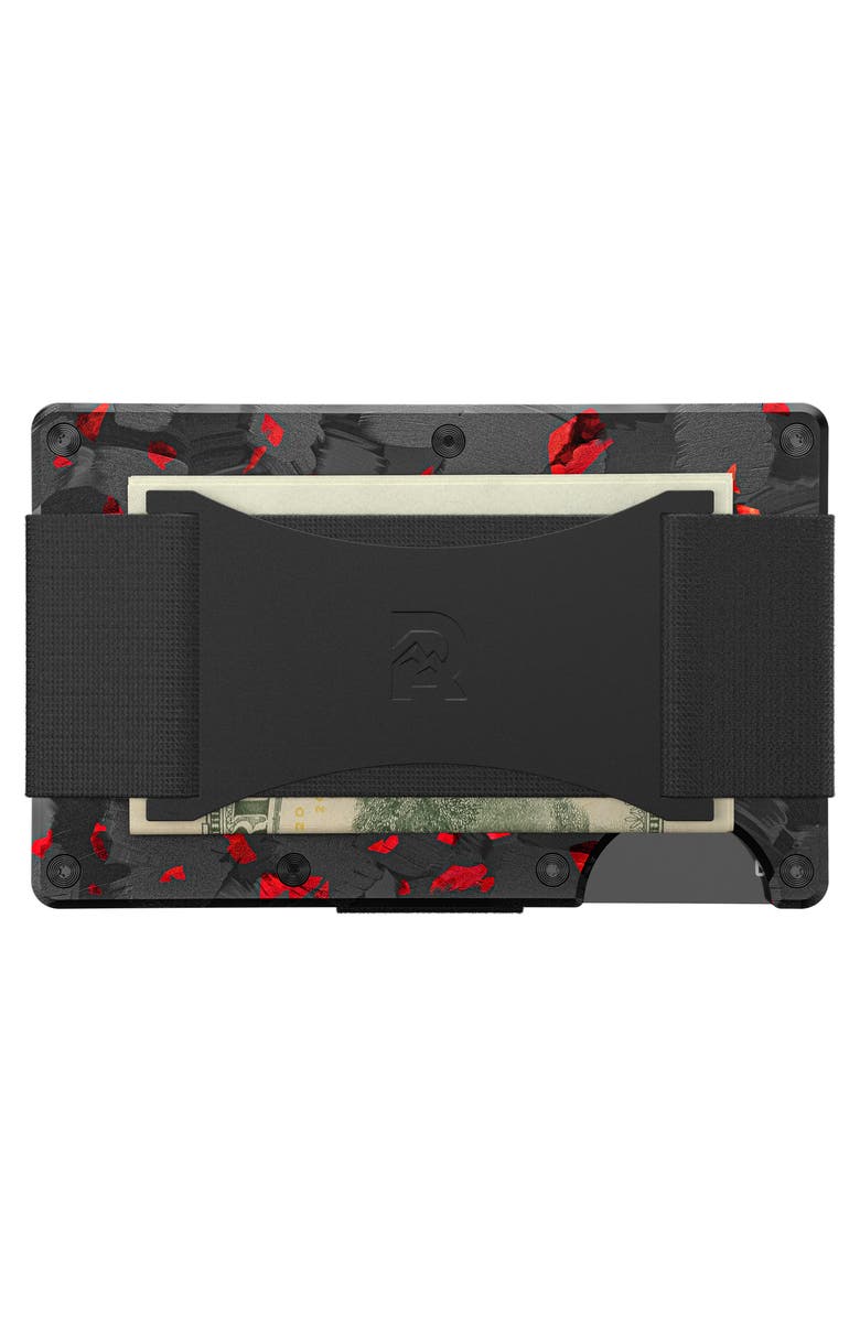 the Ridge Cardholder Wallet with Metal Money Clip & Cash Strap, Alternate, color, 