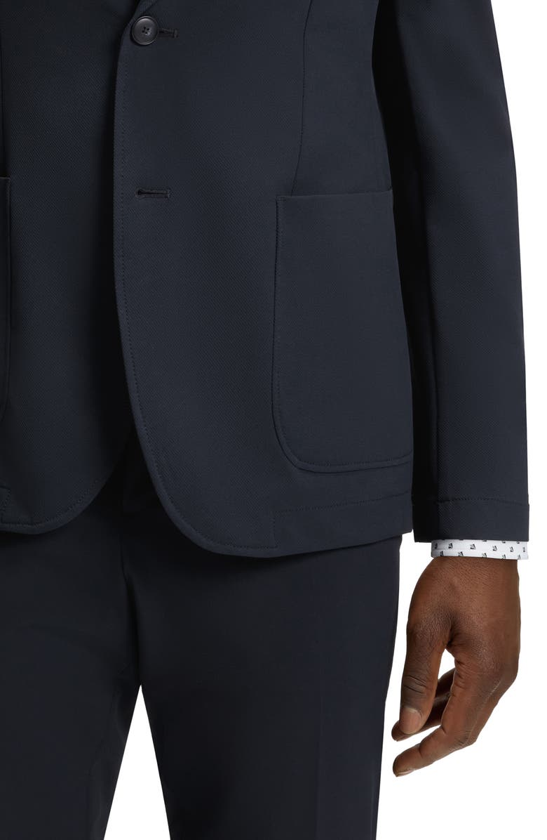 BOSS Hanry Slim Fit Stretch Twill Sport Coat, Alternate, color, Dark Blue