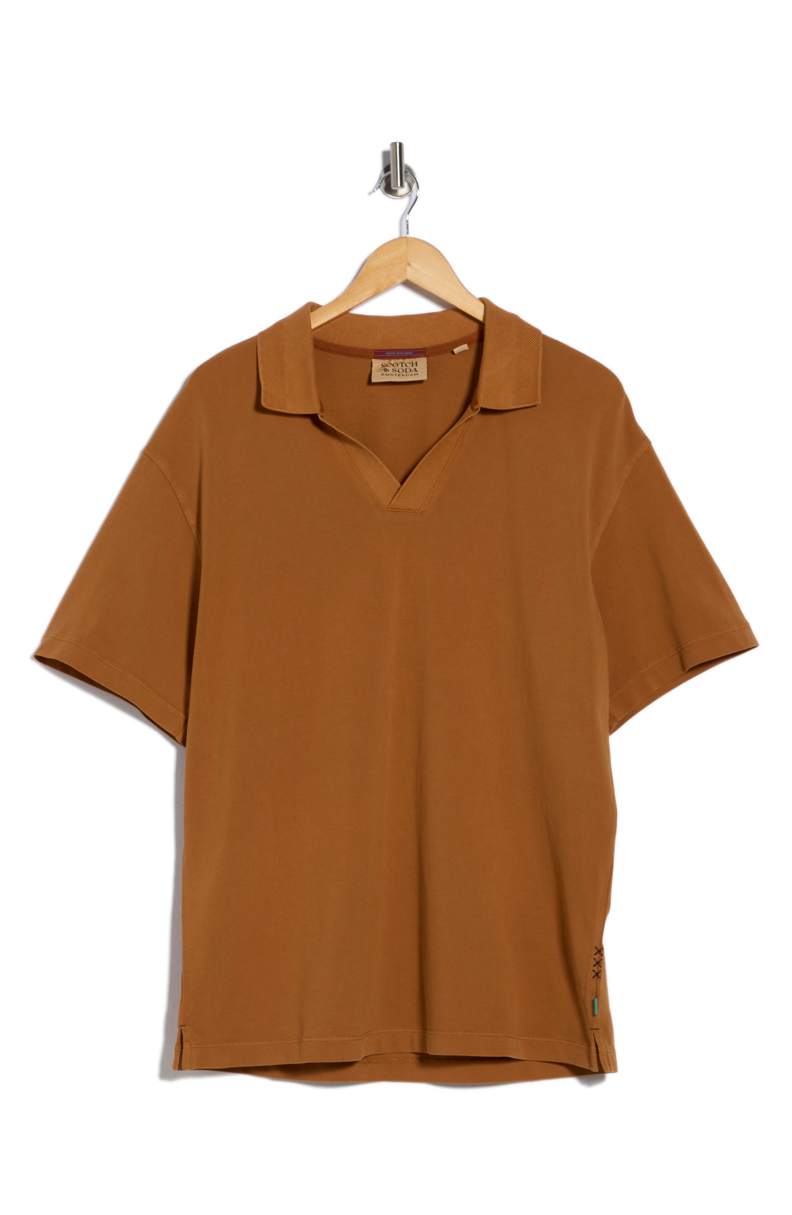 Scotch & Soda Relaxed Fit Cotton Piqué Polo