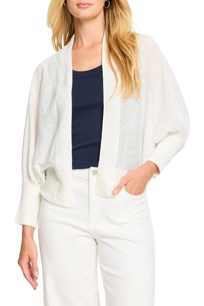 Crush Open Front Cardigan, Main, color, CLASSIC CREAM