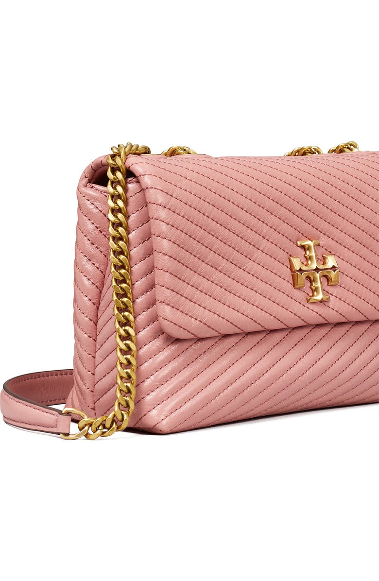 Tory Burch Small Kira Moto Quilted Convertible Shoulder Bag, Alternate, color,