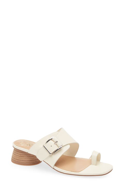 Lenqua Toe Loop Block Heel Sandal (Women)