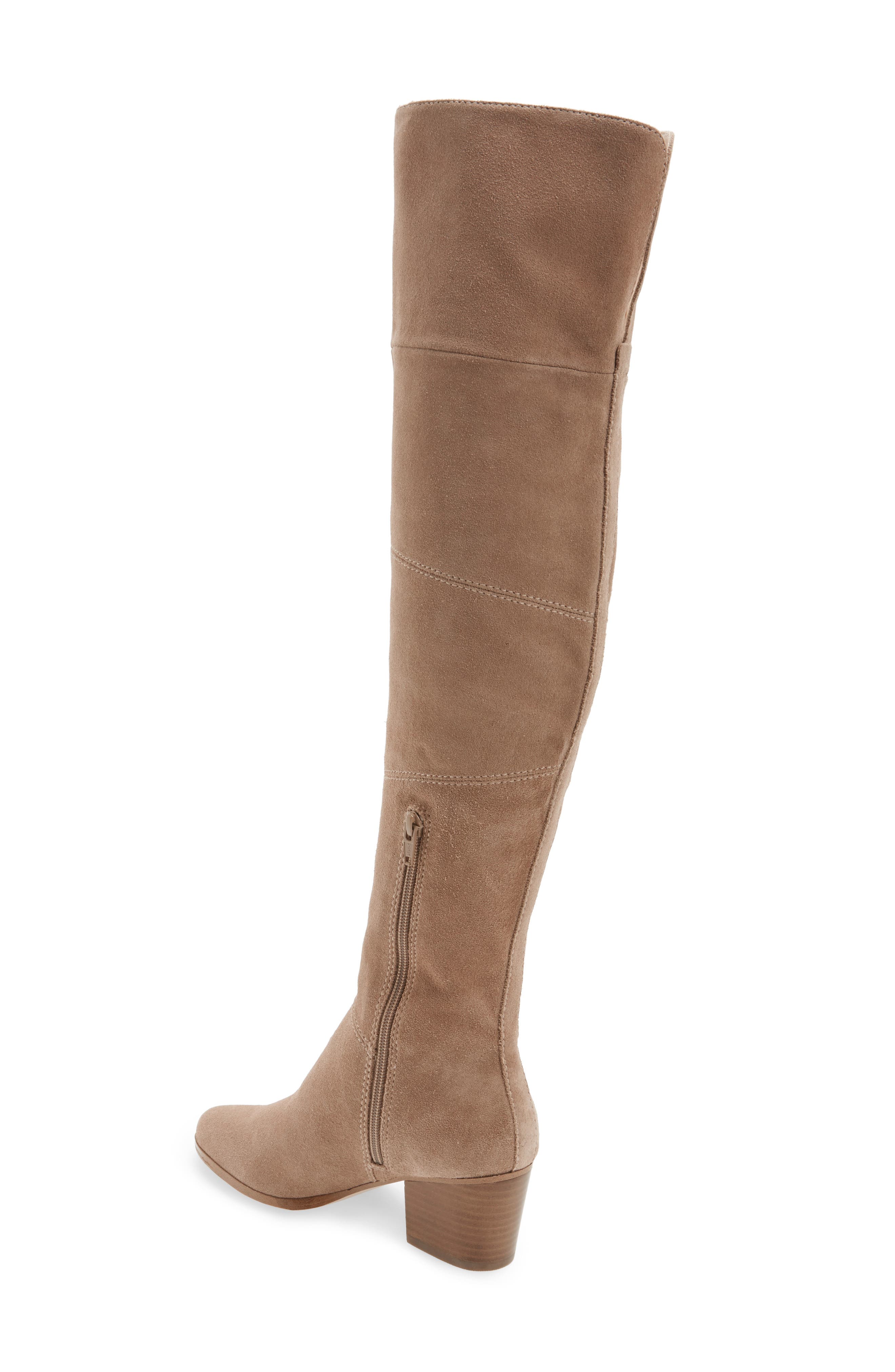 Melbourne Over the Knee Boot, Alternate, color, NIGHT TAUPE SUEDE