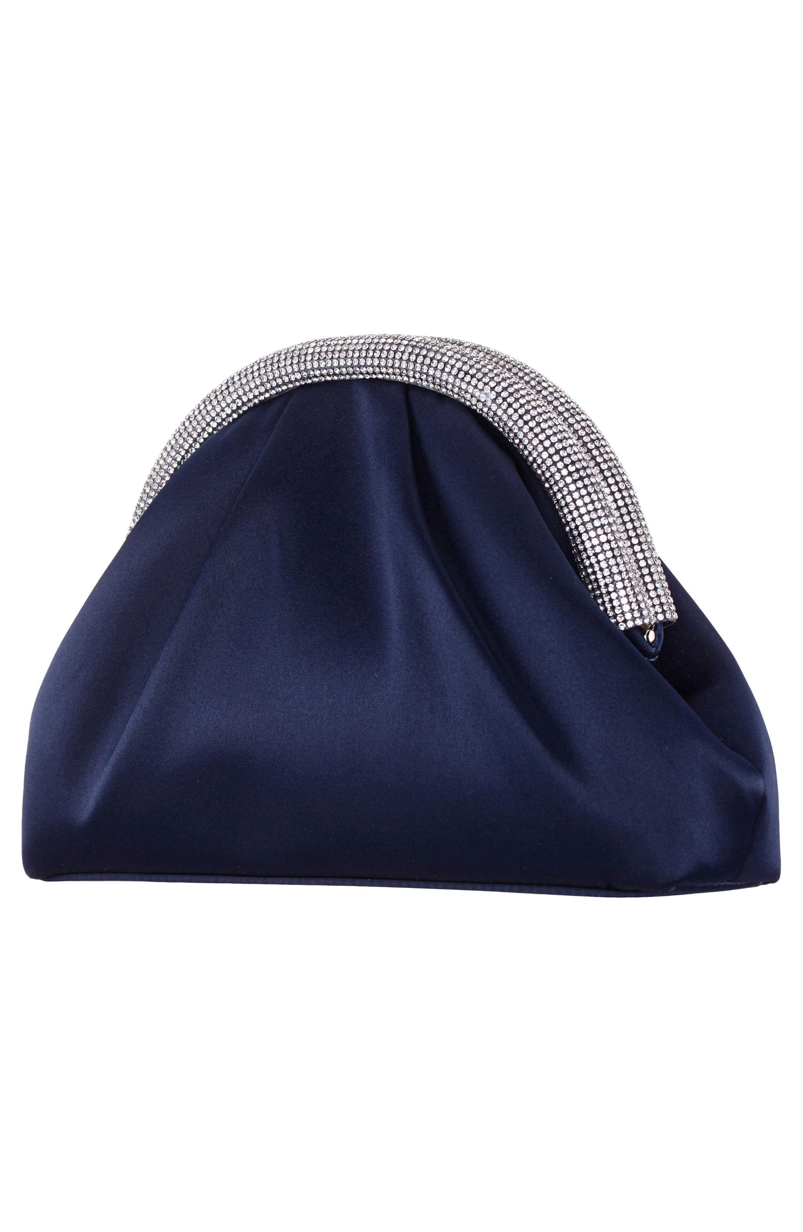 Jane Frame Clutch, Alternate, color, NAVY