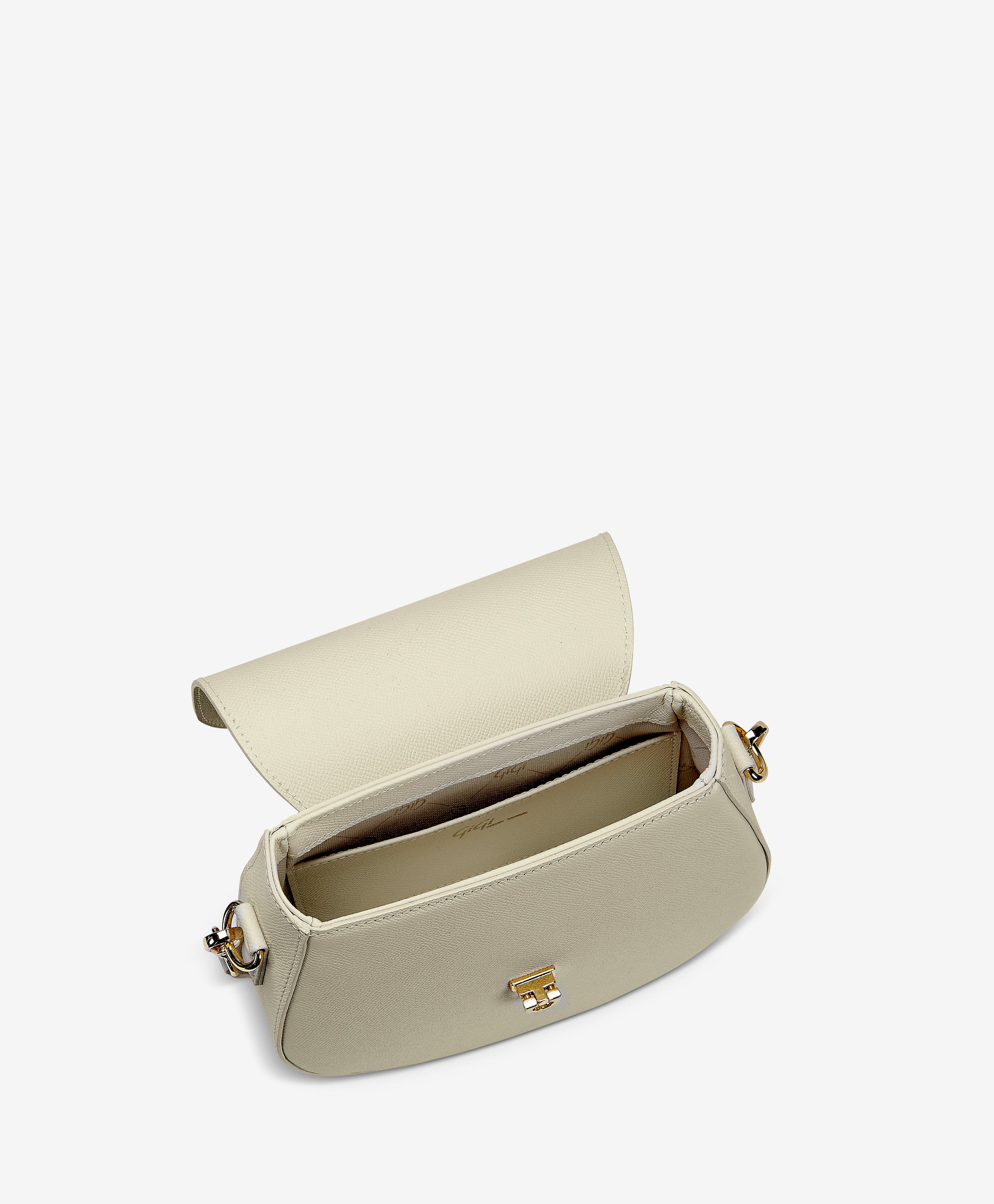 GiGi New York Sophia Saddle Bag, Alternate, color, Ivory