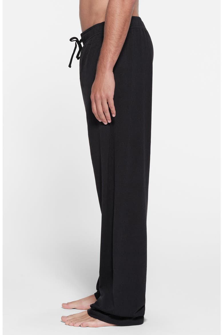 Straight Leg Stretch Lounge Pants, Alternate, color, OBSIDIAN
