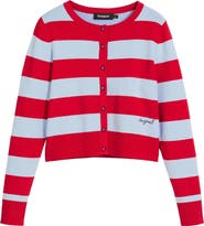 Desigual Stripe Cardigan Sweater