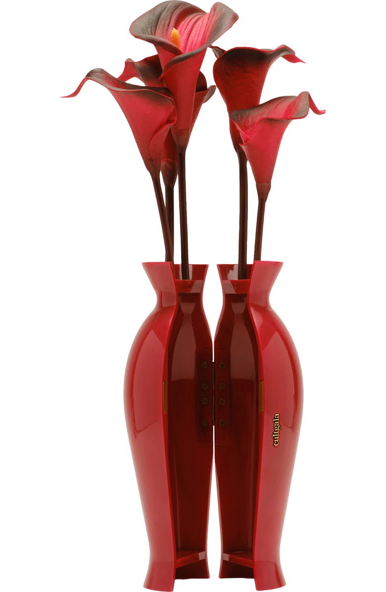 Cult Gaia Florence Clutch, Alternate, color, Vermilion