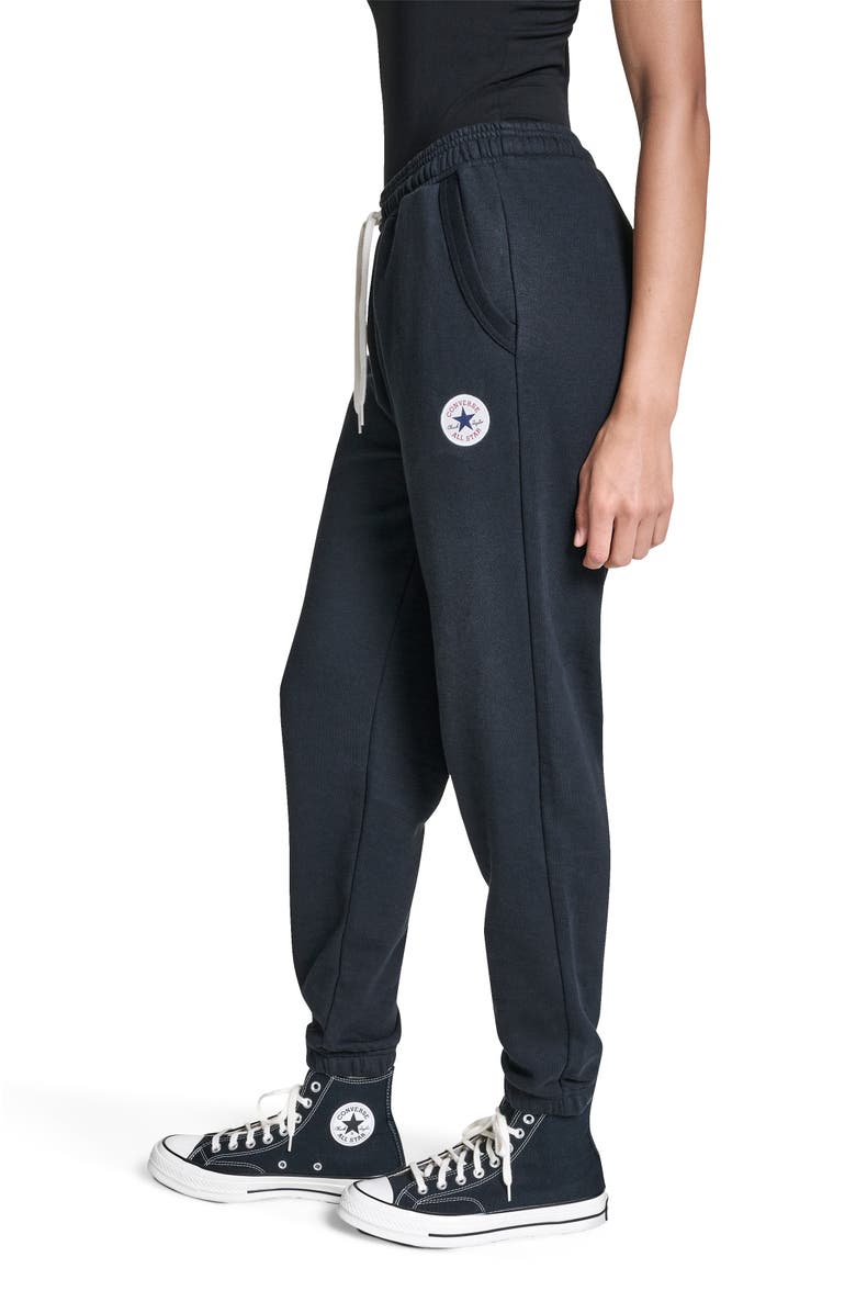 Converse Retro Chuck Taylor Patch Joggers, Alternate, color, Converse Black