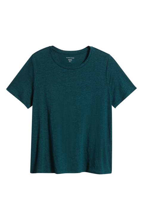 Organic Linen Crewneck T-Shirt