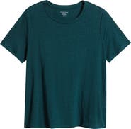Eileen Fisher Organic Linen Crewneck T-Shirt
