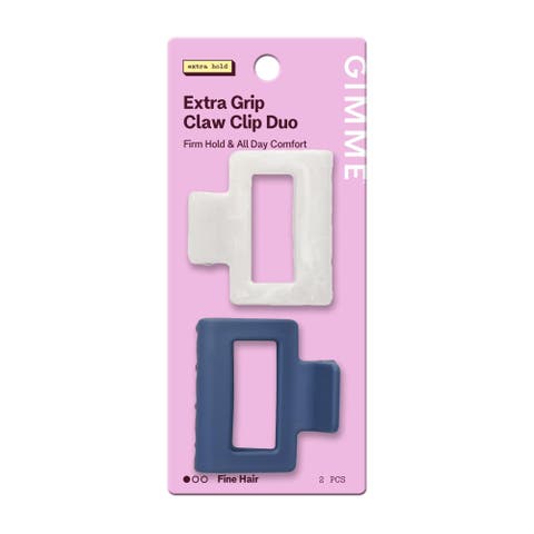 Square Extra Grip Claw Clip