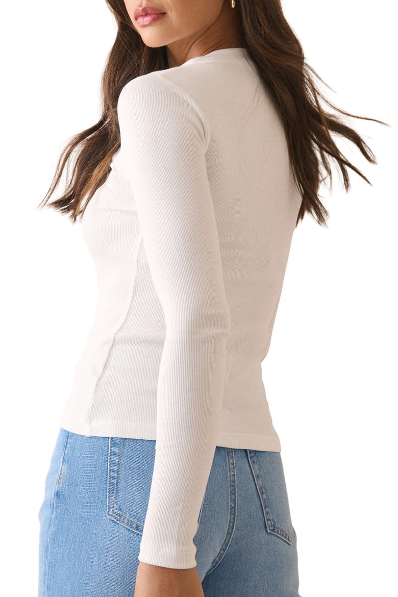 Grown On Rib Top, Alternate, color, CREAM