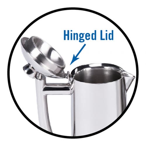 Frieling Premium Insulated Platinum Beverage Server, Sleek Polished Finish, 41 Fl. Oz. In Silver