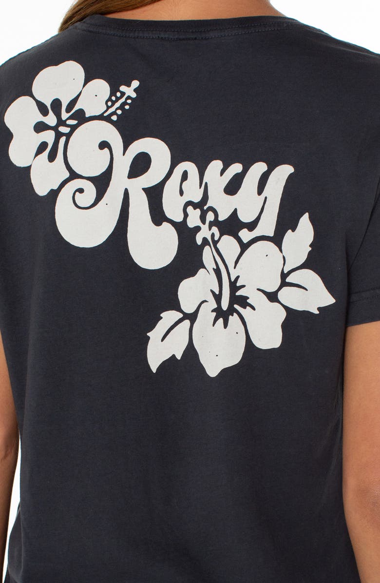 Roxy Hibiscus View Graphic T-Shirt, Alternate, color, 