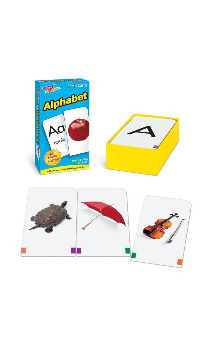TREND Enterprises Alphabet Skill Drill Flash Cards, Alternate, color, Multicolored