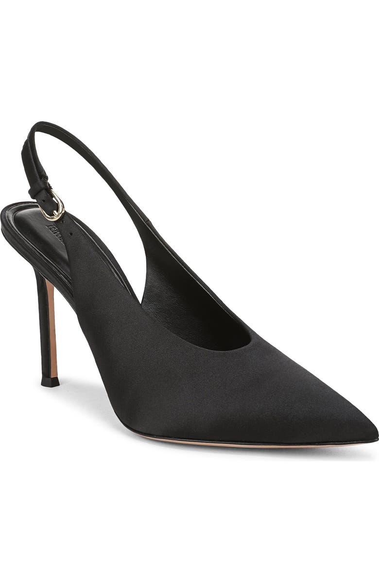 Favorite Daughter Remy Pointed Toe Slingback Sandal, Main, color, Black