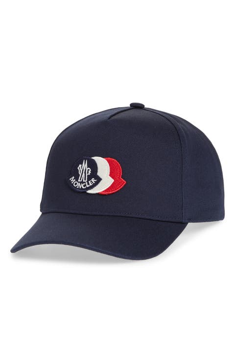 Kids' Tricolor Logo Patch Cotton Gabardine Baseball Cap